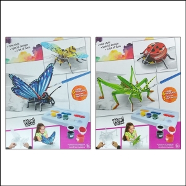 입체 색칠 곤충퍼즐(나비+꿀벌 세트)-LUG